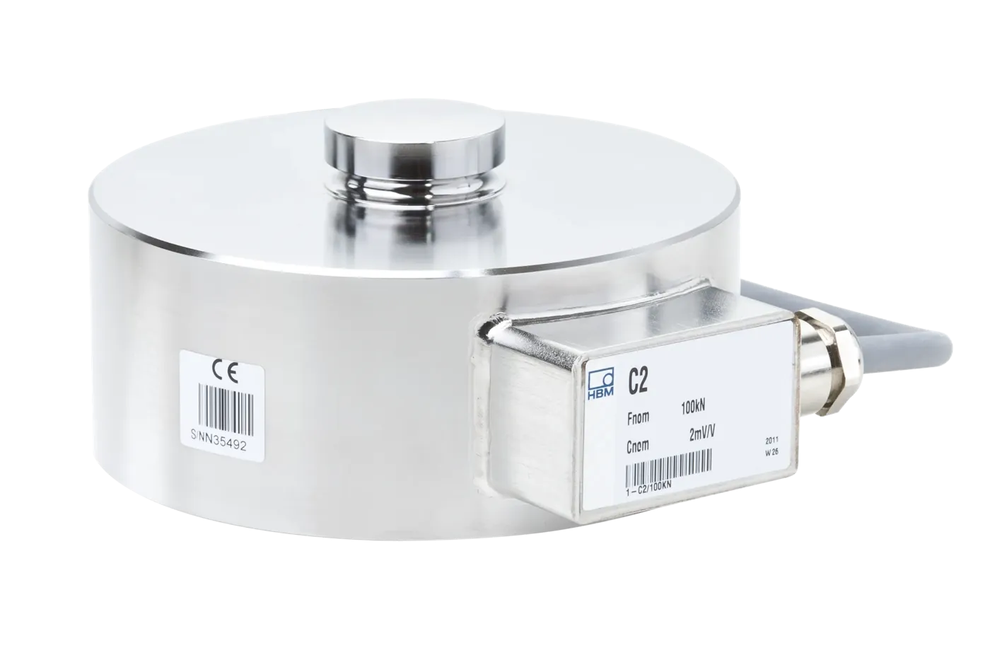 HBM C2 компресійний датчик сили 0.5‑200 kN IP67