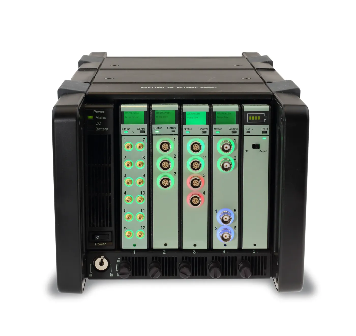 LAN‑XI 3660-C-100 індустріальний frame на 5 модулів із GPS