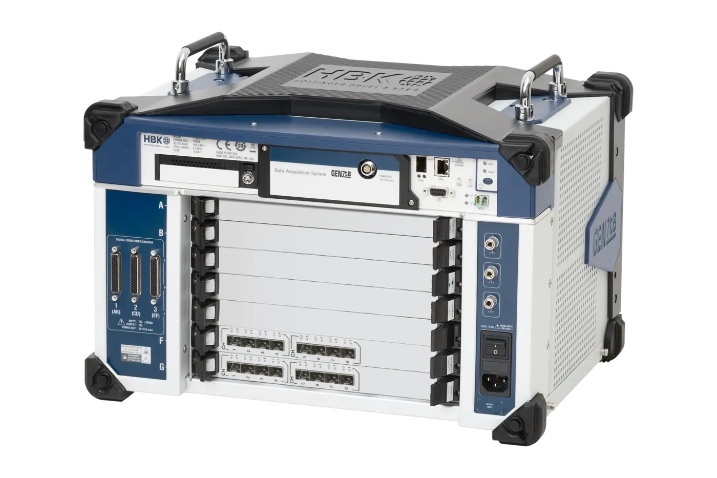 HBM GEN7tB transient recorder 7-slot compact DAQ