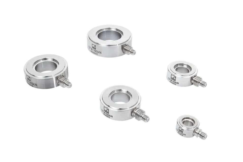 HBK PACEline CFW — piezo force washer 20 kN…700 kN, ультракомпактний