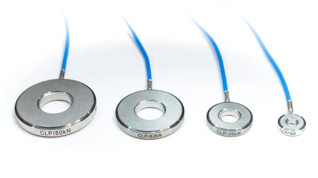 HBK PACEline CLP — субміліметрова piezo-force washer для компактних монтажів