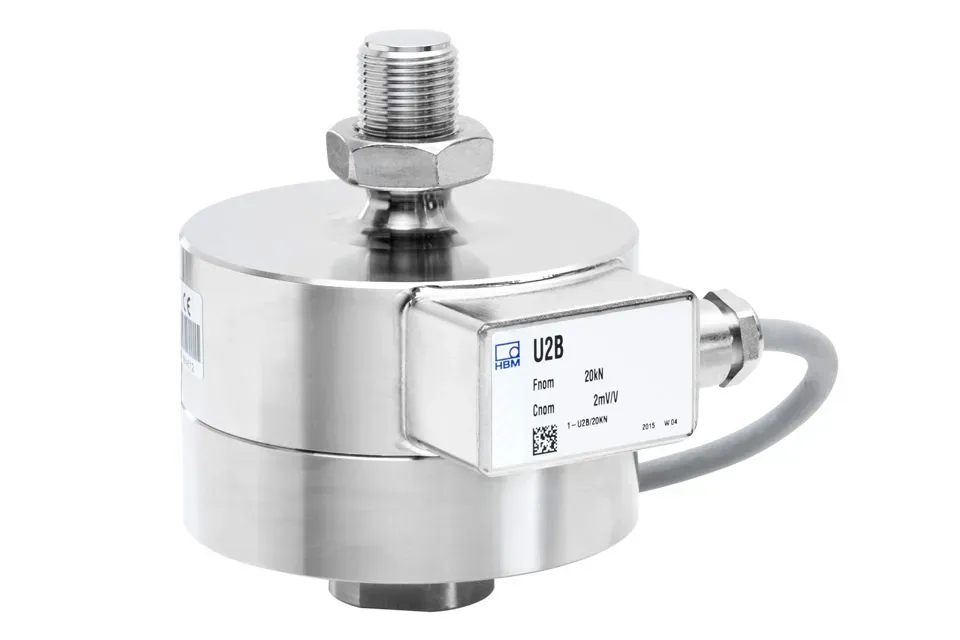 HBK U2B — тензодатчик сили розтяг/стиск із нержавіючої сталі, IP67