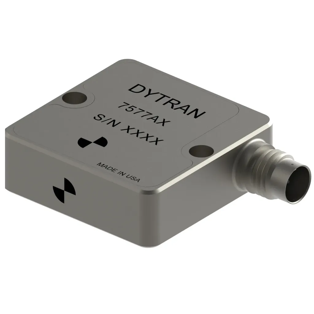 Dytran 7577A — одновісний VC MEMS акселерометр, герметичний корпус, вага 17 г