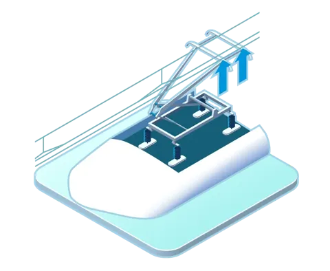 FBG-сенсор для вимірювання сили пантограф-контакт, FS66HDL
